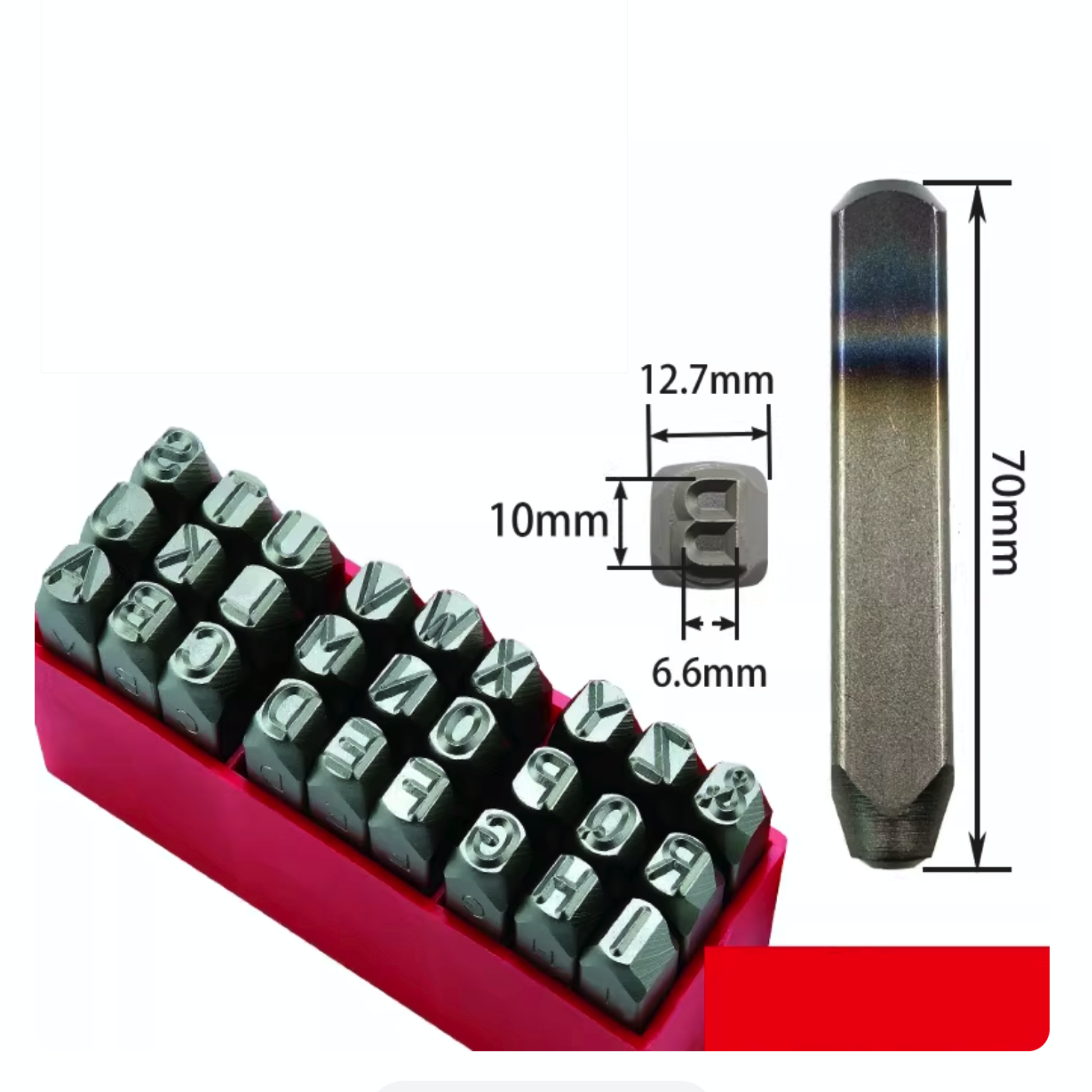 LETRAS DE GOLPE DE 10 MM