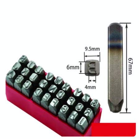 LETRAS DE GOLPE DE 6 MM