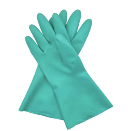 GUANTES DE NITRILO CORTOS 30 CM (Talla 10).